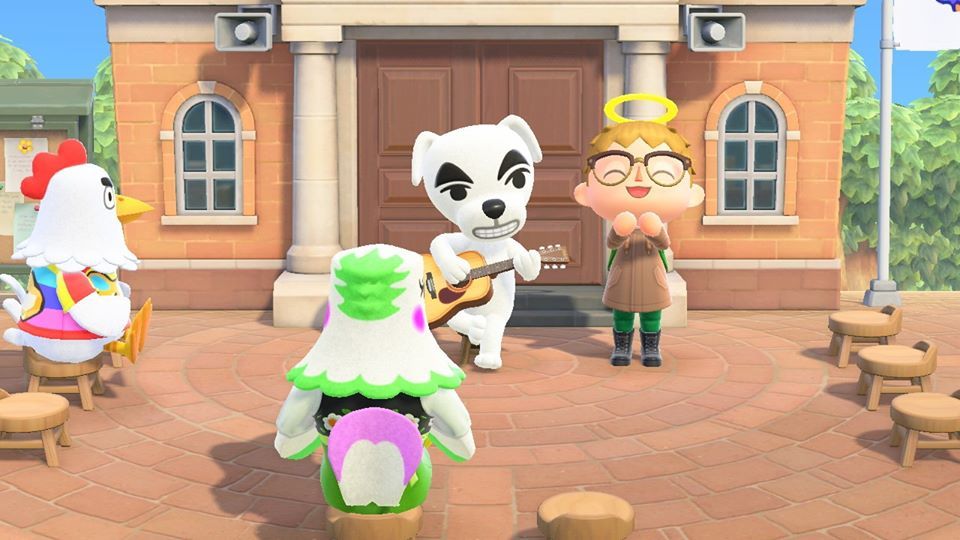 KK Slider actúa en Animal Crossing New Horizons